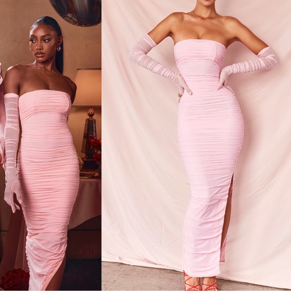 House of CB Sofia mesh bodycon Dress